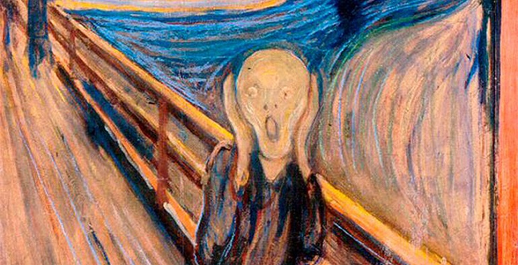 El grito pintura de Edvard Munch