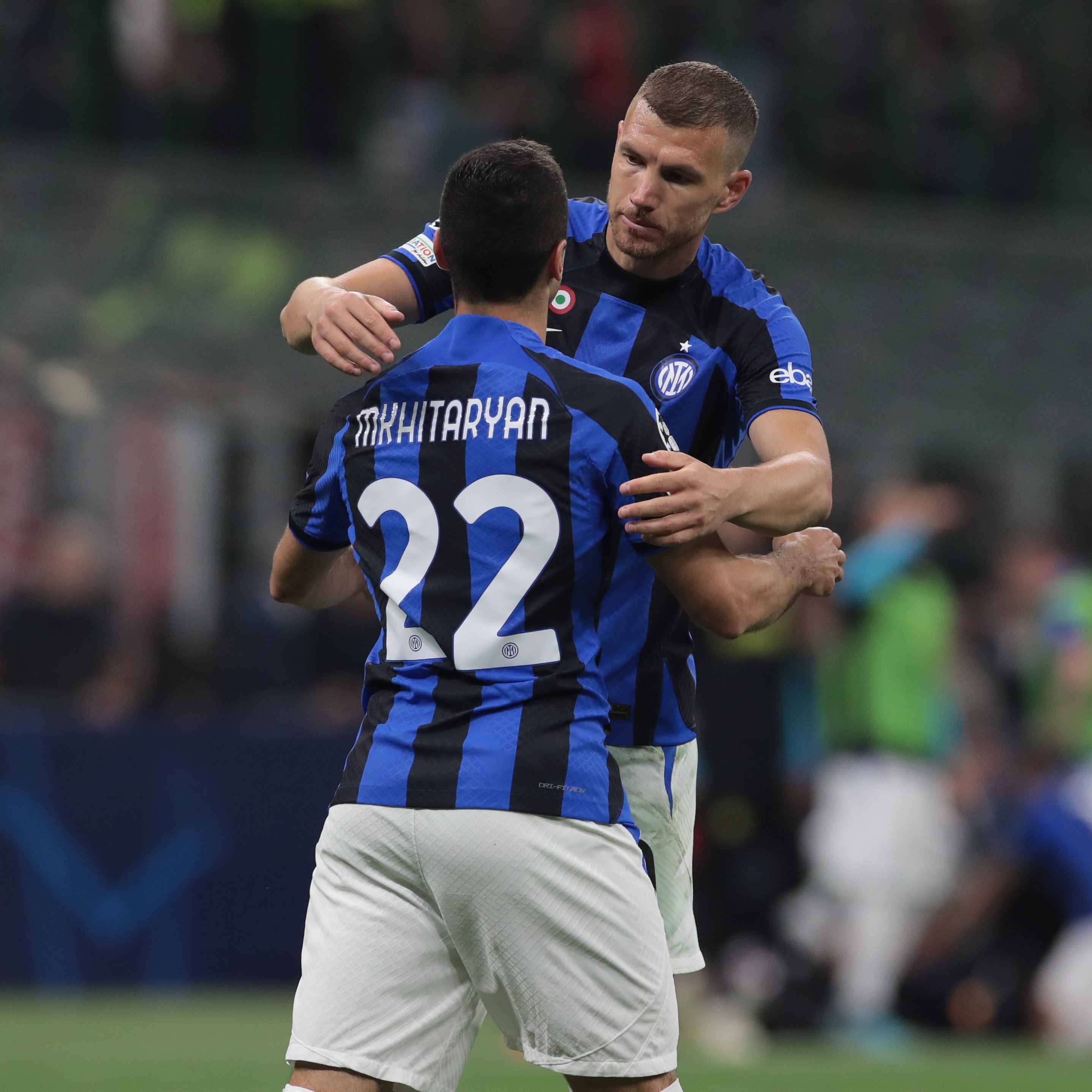 Dzeko y Mkhitaryan, los goleadores del encuentro. / @Inter