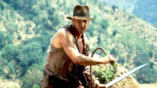 Harrison Ford como Indiana Jones.