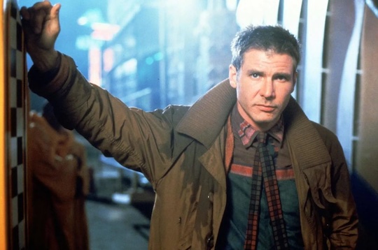 Harrison Ford como Rick Deckard.