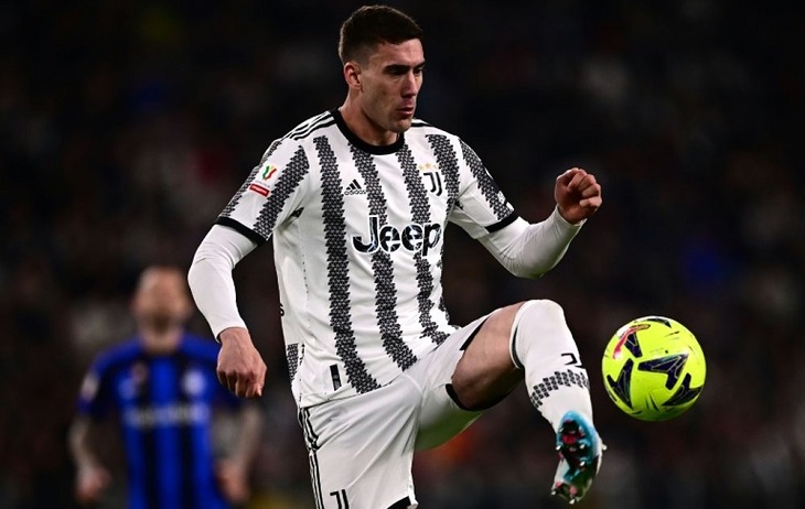 Dusan Vlahovic, jugador de la Juventus. / @besoccer_ES