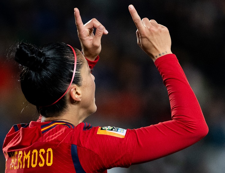 Jenni Hermoso, jugadora profesional de la selección de España..