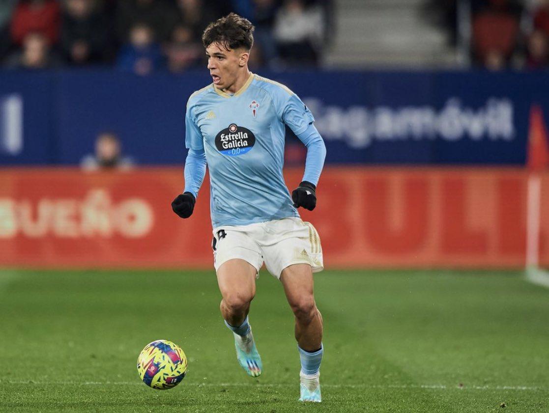Gabri Veiga con la camiseta del Celta de Vigo. / @Twitter