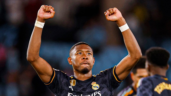David Alaba, defensa central del Real Madrid. / @realmadrid