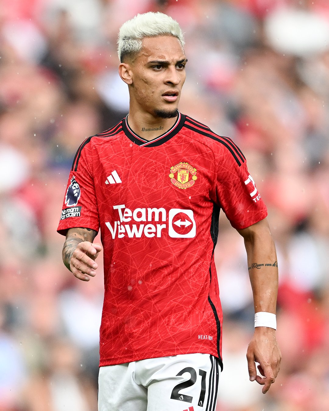 Antony, jugador del Manchester United. / @Twitter