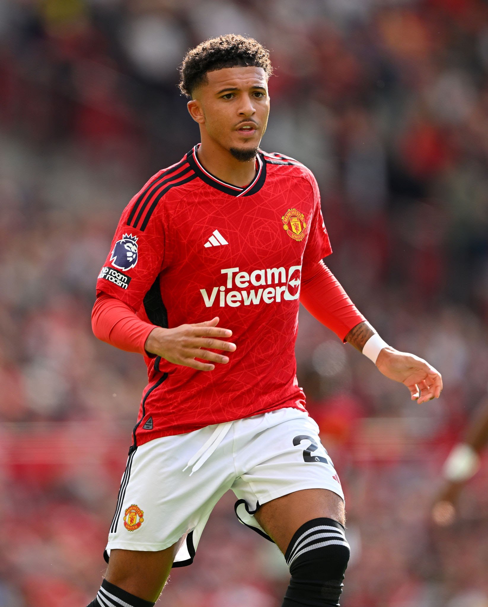Jadon Sancho, jugador del Manchester United. / @Twitter