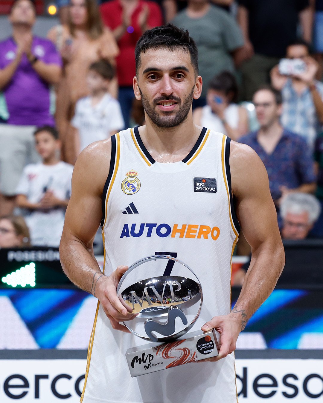 Facundo Campazzo, MVP de la final de la Supercopa. / @Twitter