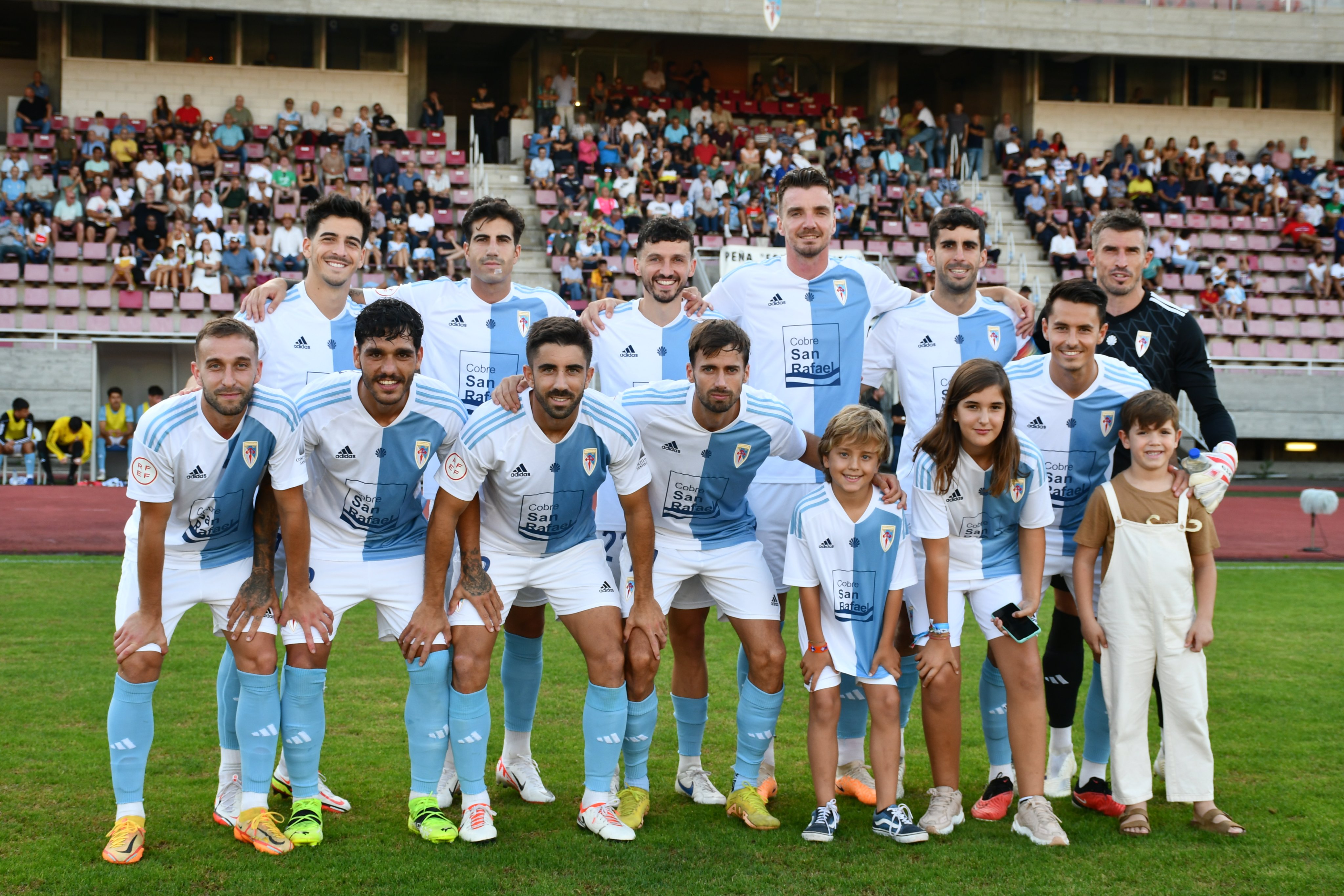 Once del SD Compostela en 2º RFEF. / @Twitter