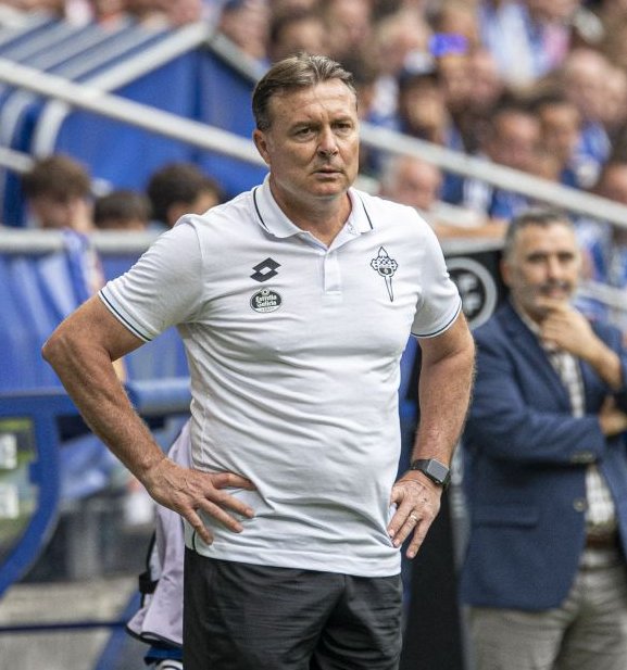 Cristobal Parralo, actual entrenador del Racing de Ferrol. / @Twitter