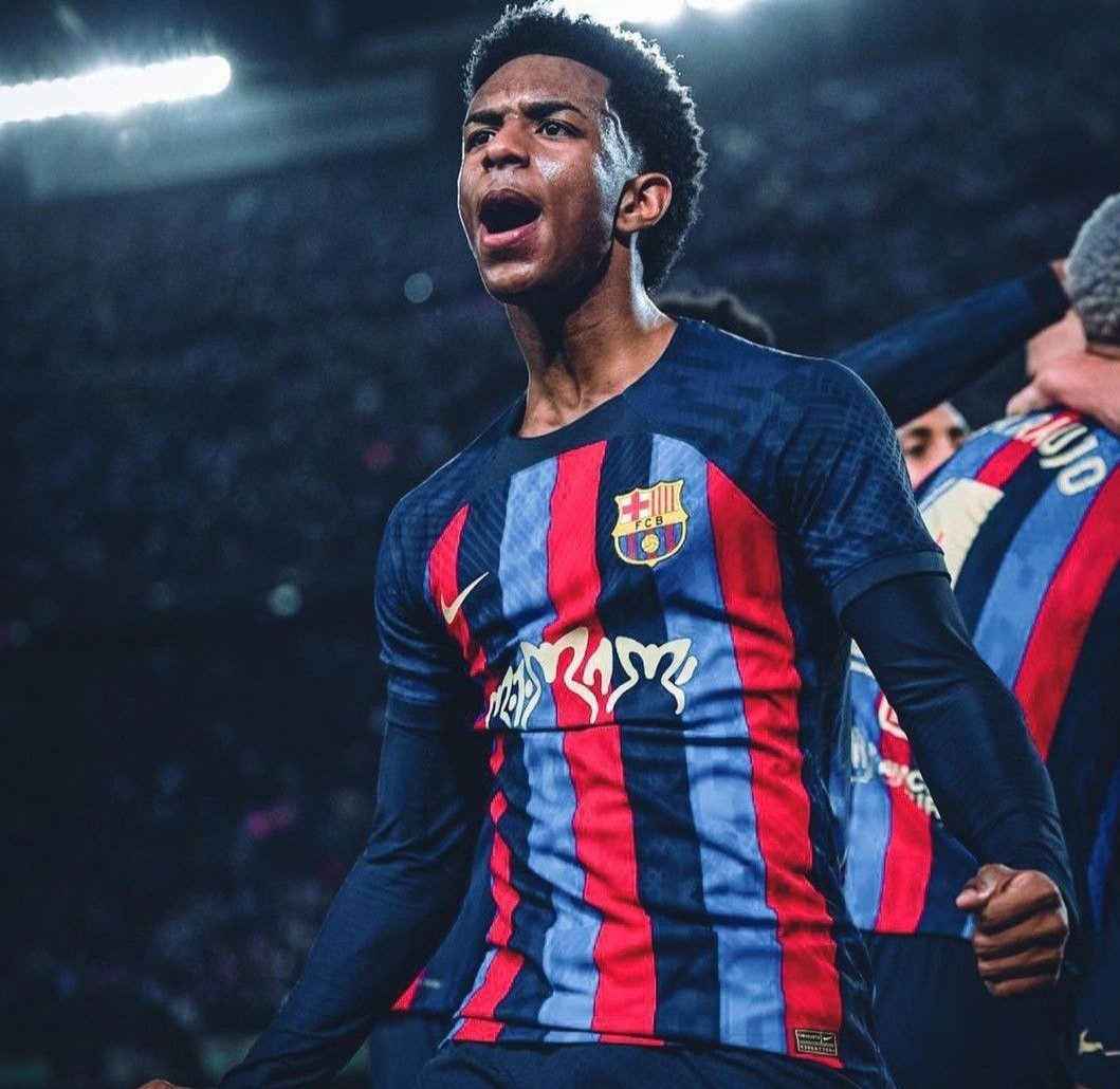 Balde celebrando un gol del Barcelona. / @Twitter