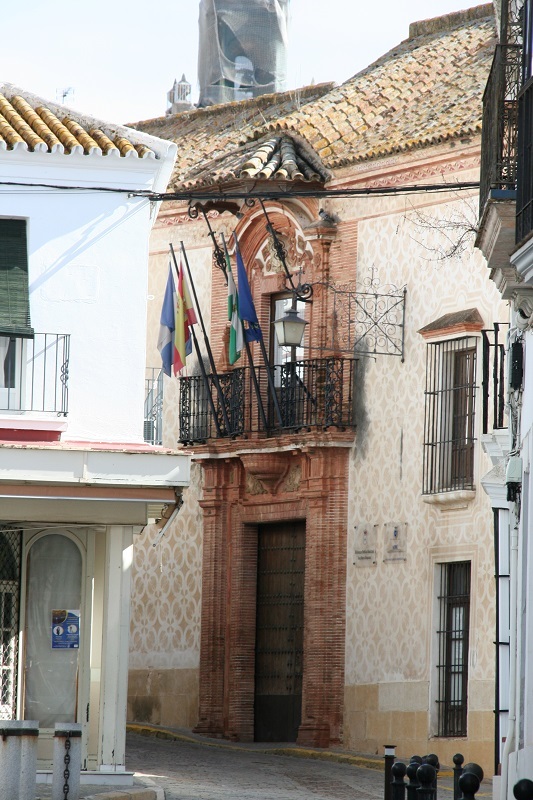 Biblioteca de Carmona ocupando antigua casa palacio