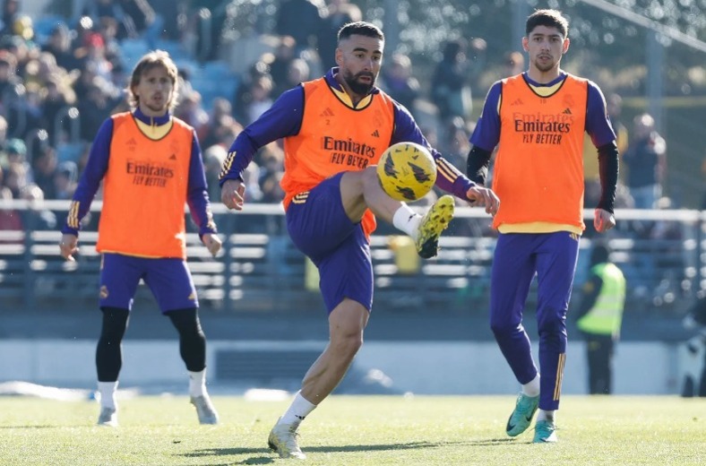 Dani Carvajal, lateral derecho del Real Madrid..