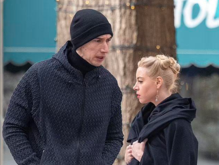 Adam Driver en el detrás de cámaras de Megalópolis. / RRSS