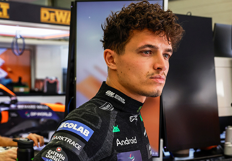 Lando Norris se muestra pesimista sobre el inicio de temporada en McLaren. / © McLaren Racing Media Centre