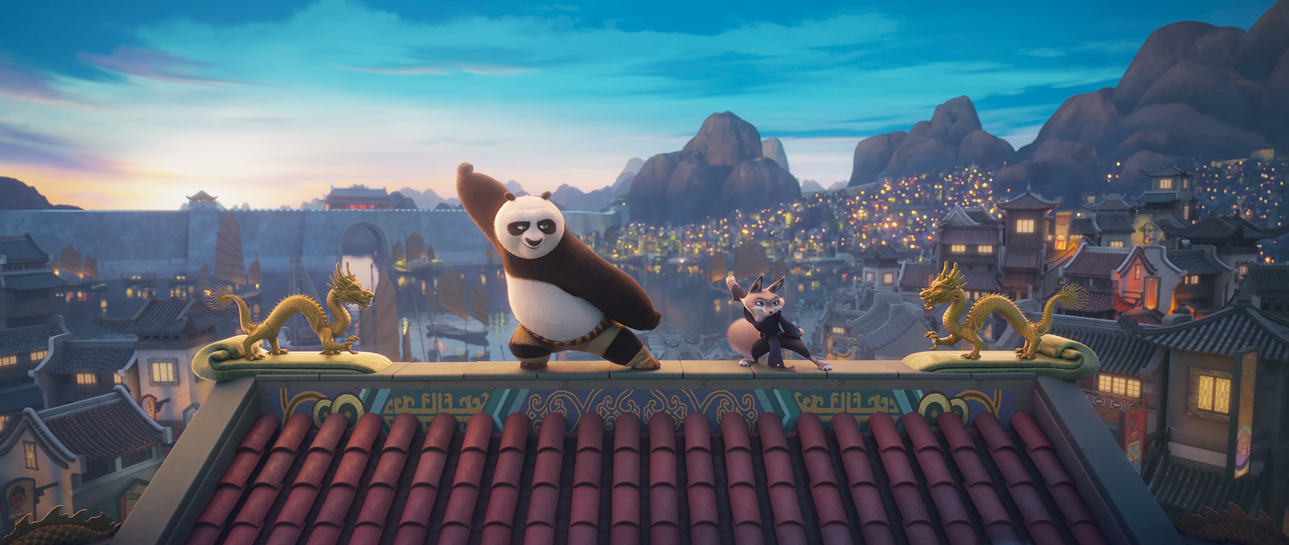 Imágenes de Kung Fu Panda 4. / @Twitter