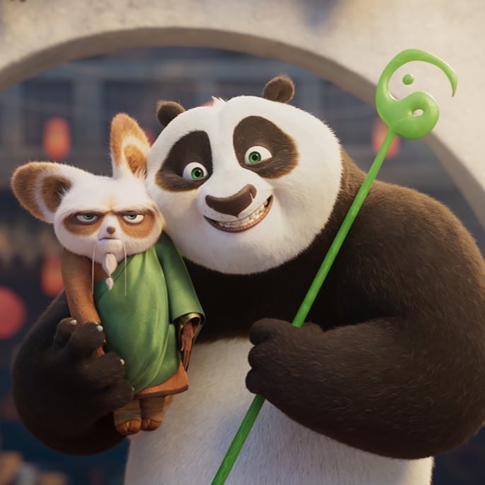Imágenes de Kung Fu Panda 4. / @Twitter