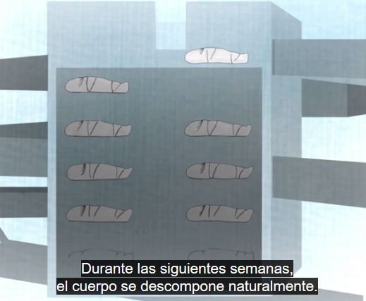 Proceso del compostaje humano. / RR.SS.