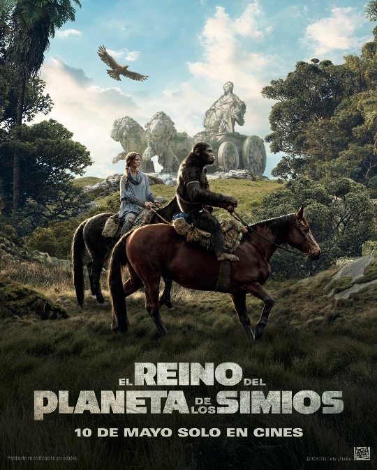 El reino del planeta de los simios, con la fuente de Cibeles al fondo. / 20th Century Studios