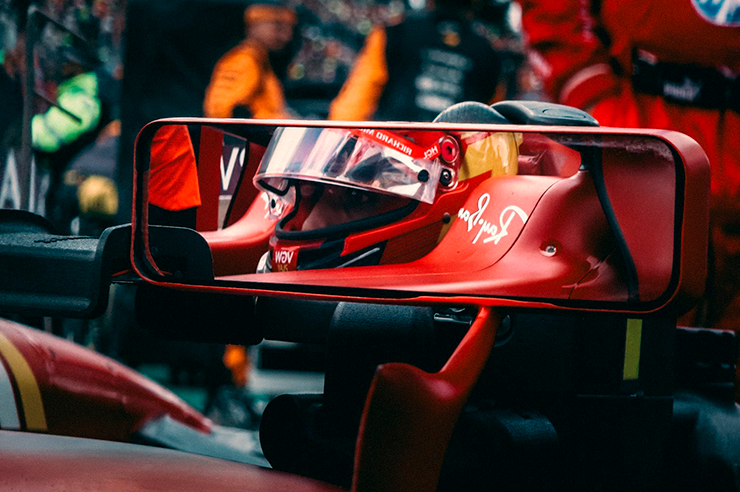 Carlos Sainz solo pudo acabar quinto en Silverstone. / @Scuderia Ferrari