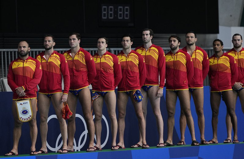 Selección Española de Waterpolo. / @Twitter
