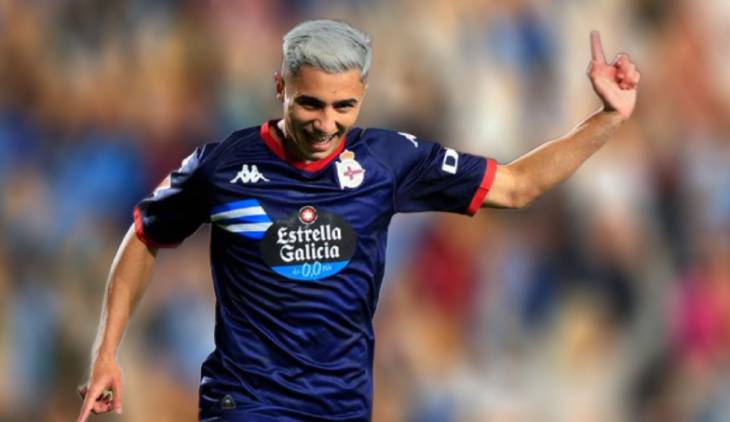 Yeremay Hernández, extremo izquierdo del Deportivo. /  @rcdeportivo