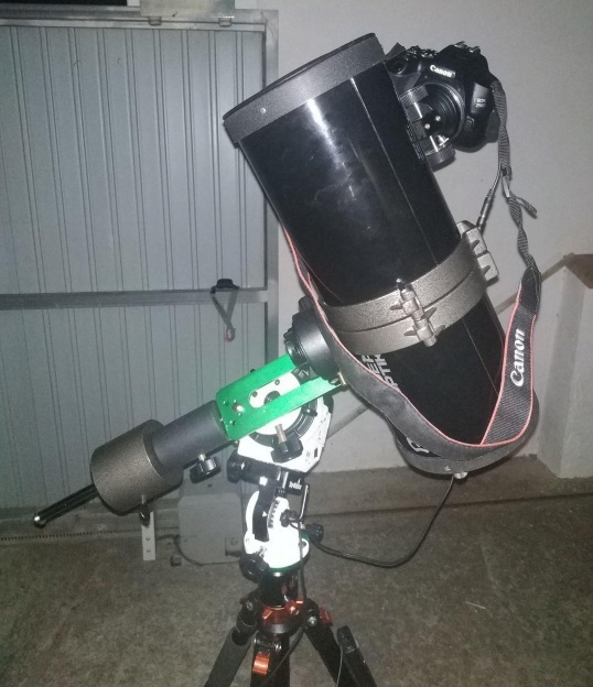 Mi equipo astrofotográfico económico utilizado para las capturas / @_sebasfl_
