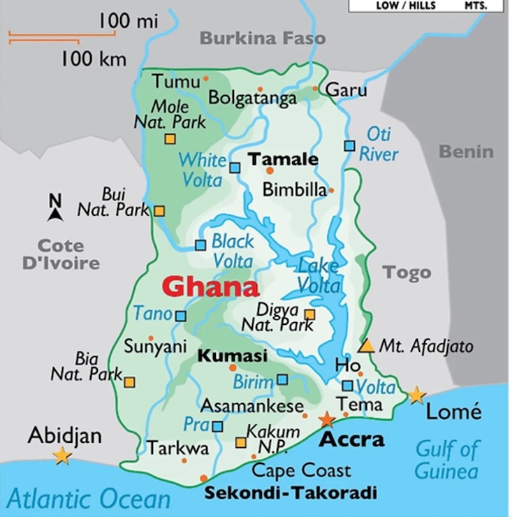 Ghana. / WorldAtlas