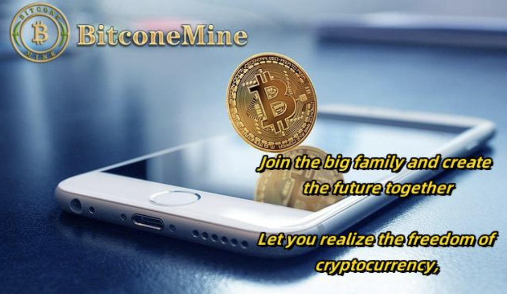 Illustration about Bitcoin. / BitconeMine.