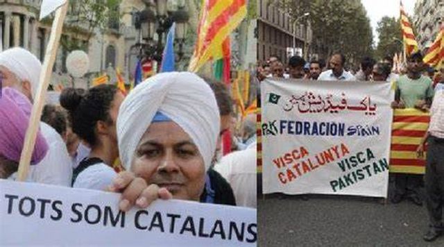 Pakistanies que se reclaman nous catalans.