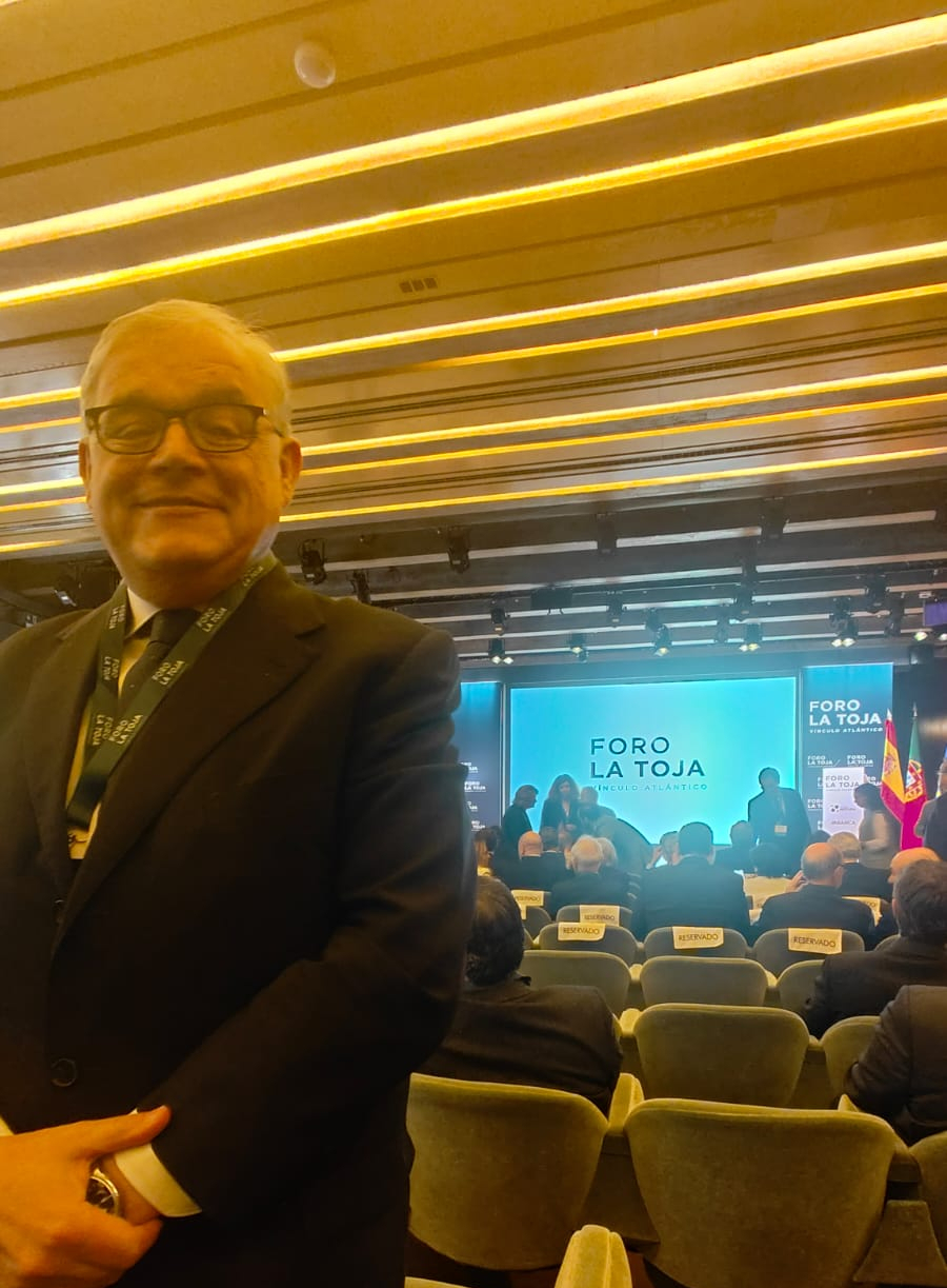 Alberto Barciela en el Foro La Toja, Lisboa 2025. / Alberto Barciela