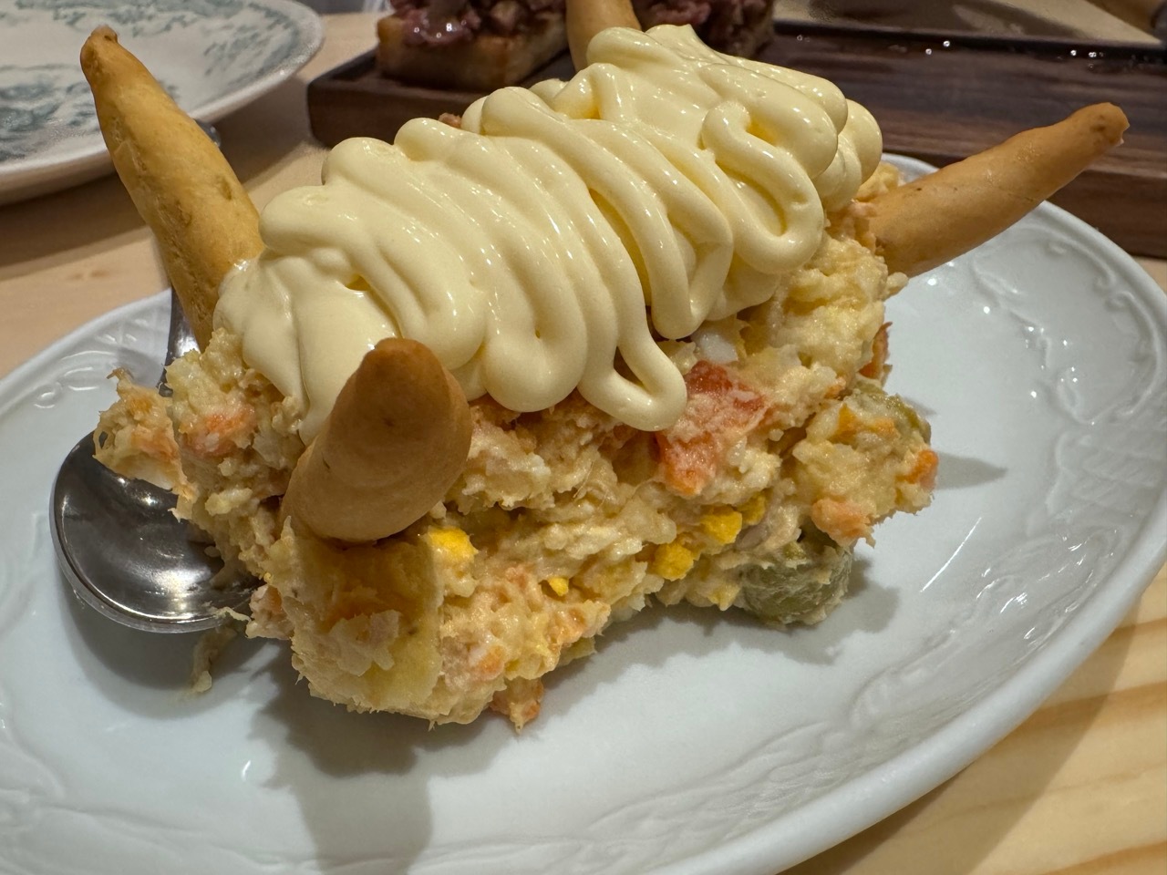 La considerada mejor ensaladilla de España del Pampín Bar. / M.M.
