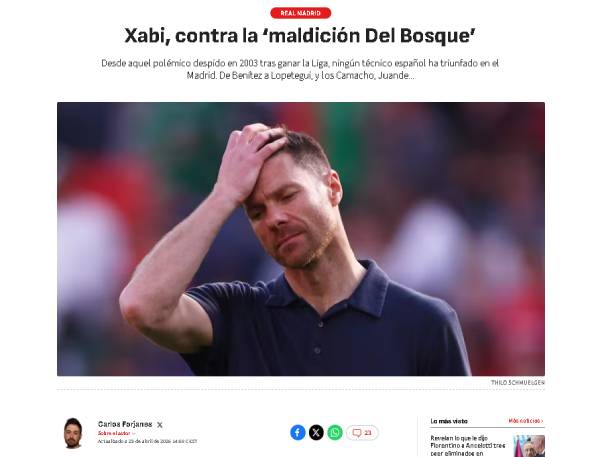 Trabajo especial sobre Xabi Alonso escrito por Carlos Forjanes. /  www.as.com