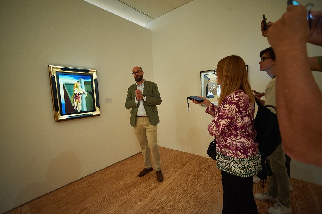 Una de las obras en exposición, Les roses sanglantes, de Salvador Dalí. / Mundiario