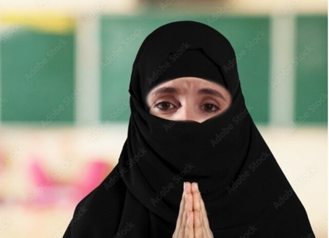 Irene Montero con hiqab [640x480]